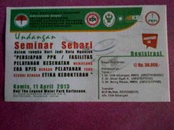 Seminar Sehari PKFI-PC Nganjuk Kamis 11 April 2013. Hayooo siapa ikut _